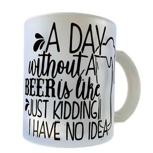 11 oz Frosted beer mug